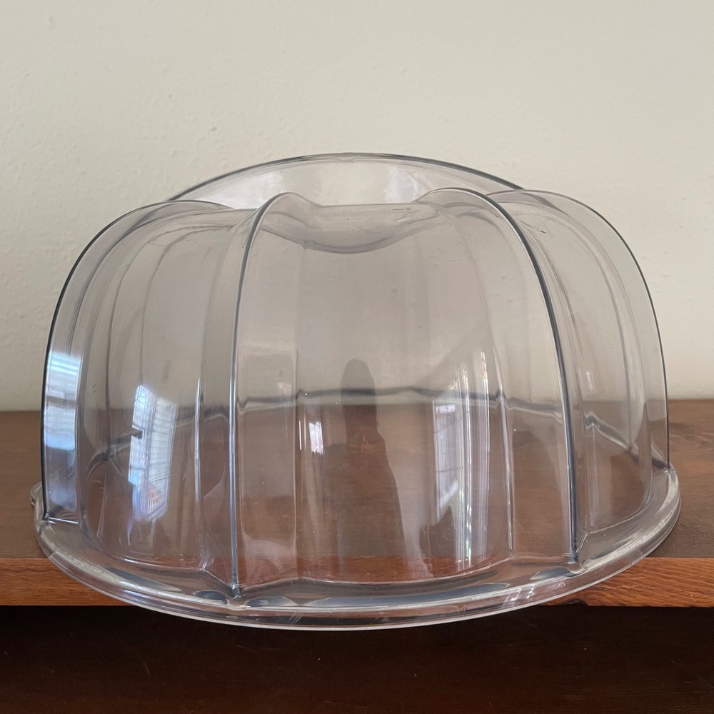 Nordic Ware Acrylic Plastic Bundt Cake Cover LID ONLY Replacement Clear